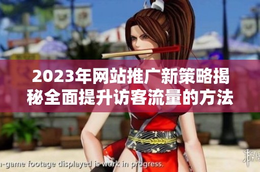2023年网站推广新策略揭秘全面提升访客流量的方法和技巧
