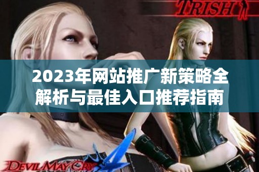 2023年网站推广新策略全解析与最佳入口推荐指南