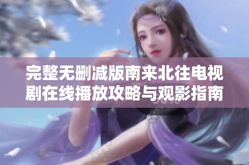 完整无删减版南来北往电视剧在线播放攻略与观影指南