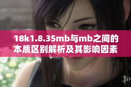 18k1.8.35mb与mb之间的本质区别解析及其影响因素探讨