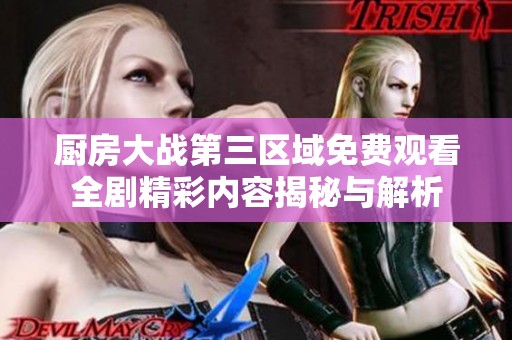 厨房大战第三区域免费观看全剧精彩内容揭秘与解析