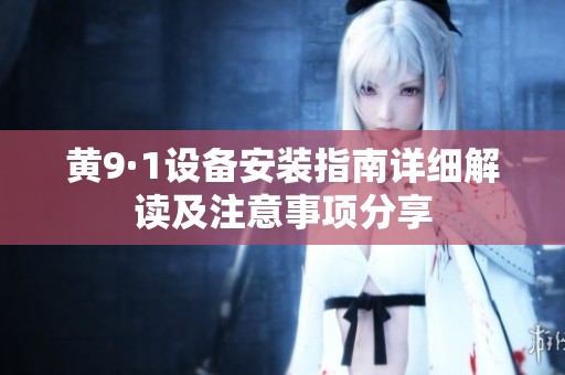 黄9·1设备安装指南详细解读及注意事项分享