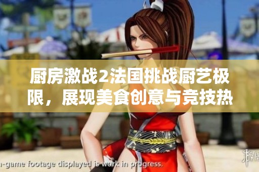 厨房激战2法国挑战厨艺极限，展现美食创意与竞技热情