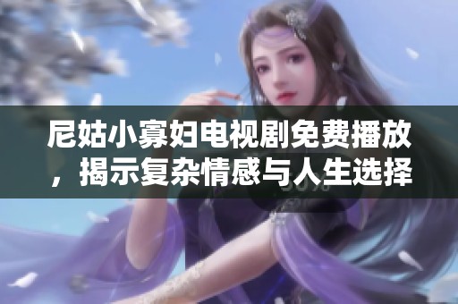尼姑小寡妇电视剧免费播放，揭示复杂情感与人生选择的动人故事