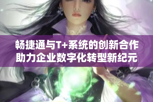 畅捷通与T+系统的创新合作助力企业数字化转型新纪元