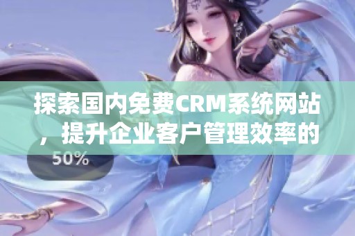 探索国内免费CRM系统网站，提升企业客户管理效率的方法与选择