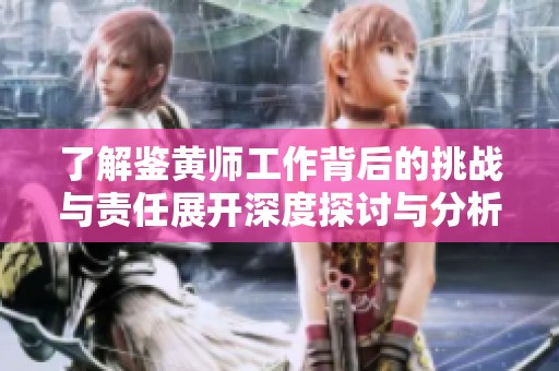 了解鉴黄师工作背后的挑战与责任展开深度探讨与分析