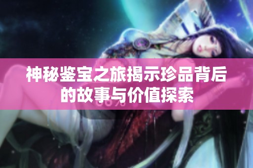 神秘鉴宝之旅揭示珍品背后的故事与价值探索