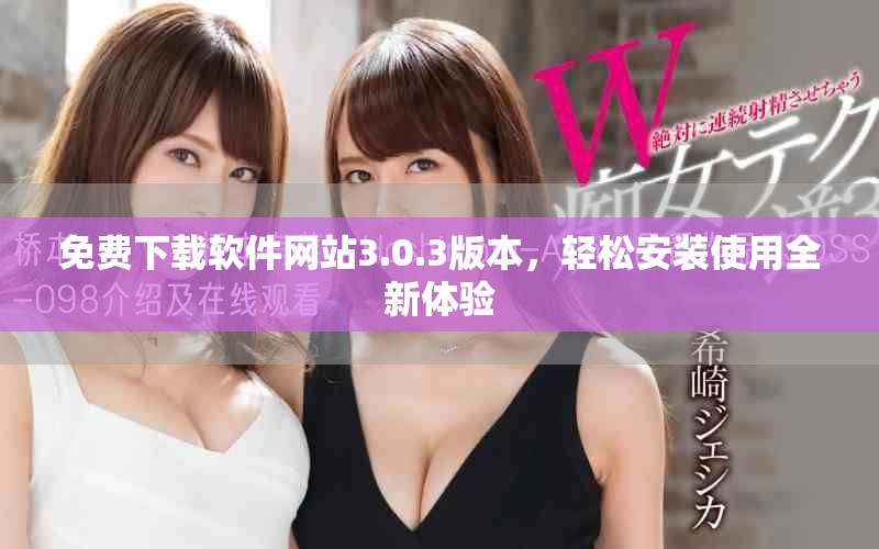 免费下载软件网站3.0.3版本，轻松安装使用全新体验