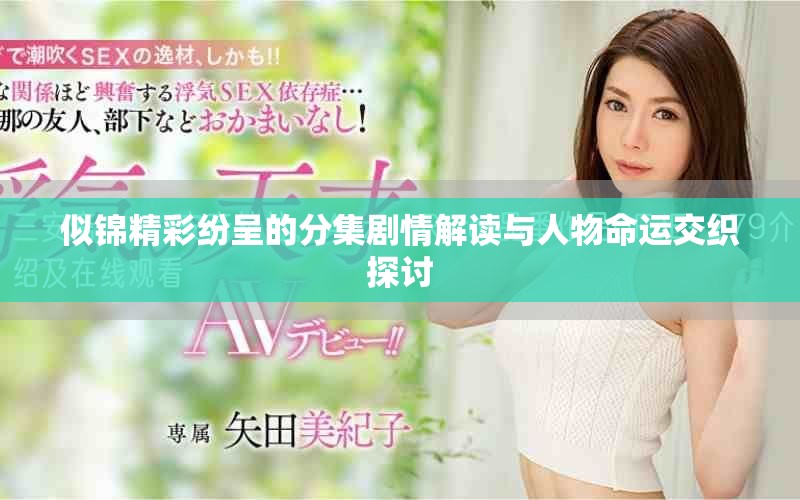 似锦精彩纷呈的分集剧情解读与人物命运交织探讨